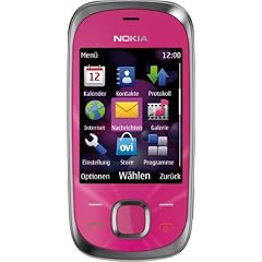 Nokia 7230 Handy (3.2 MP, Musikplayer, Bluetooth, Flugmodus, 2GB Speicherkarte, Slider) Hot Pink