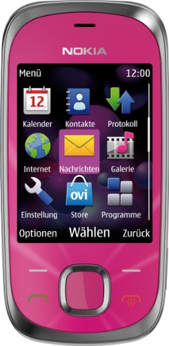 Unlocked Nokia 7230 3G GPS Quadband Phone (Hot Pink)- international phone