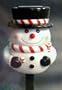 Holiday Heads Snowman Solar Powered Light