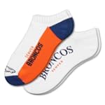 Denver Broncos Men's No-Show Socks (2-pack)