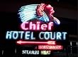 A Glimpse of Old Town Las Vegas at the Chief Hotel Court - Attractive 16"x20" Photographic Print by Carol M. Highsmith