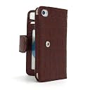 SP231:iPhone4S/4用本革ケース「wallet book for iPhone4S/4」 (ベビーブルー)