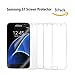 Samsung Galaxy S7 Screen Protector[Full Screen Coverage][Anti-Scratch][Anti-Bubble][Easy-install]Premium Ultra Slim High Definition Phone Film for Samsung Galaxy S7 with Lifetime Warranty,3-Pack