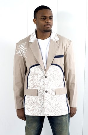 Steelo Embroidered Lion Blazer