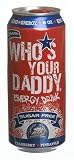Whos Your Daddy Energy Drink, Sugar Free Cranberry Pineapple, 16-Ounce Cans (Pack of 24)