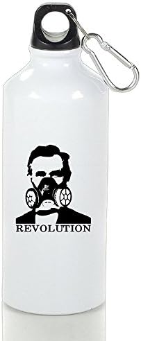 Abraham Lincoln Gas Mask Revolution Aluminum Classic Sports Water Bottle 500ml