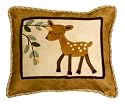 Lambs and Ivy Enchanted Forest Decorative Pillow, Green