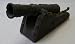 Decorative Antique War Canon - Metal Canon on a Wooden Stand - Decoration ONLY - 9 inches x 3 inches x 4 1/2 inches tall