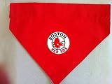 Boston Red Sox Dog Scarf Size Large Red
