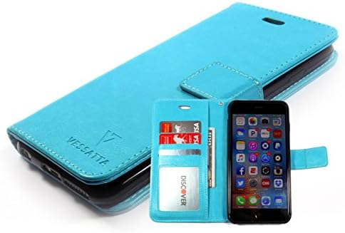 Designer iPhone 6 &amp; iPhone 6s Wallet Case - Multiple Colors (Teal)