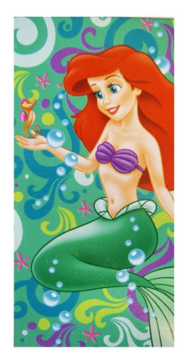 The Little Mermaid Beach Towel - Disney Princess The Little Mermaid Ariel Beach Towel (30inX60in)