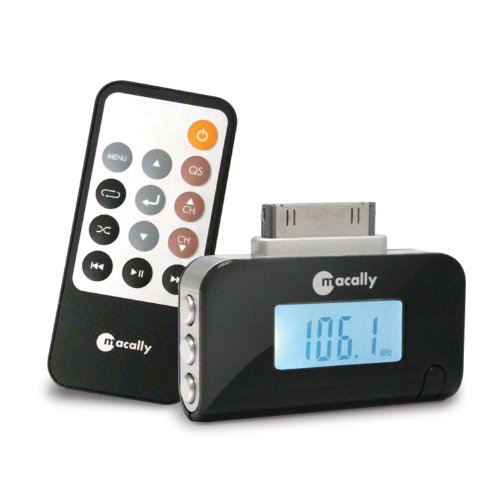 Macally Full-Channel RDS FM Transmitter (Black)