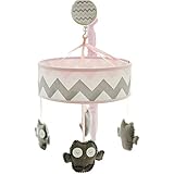 My Baby Sam Chevron Mobile, Pink/Gray