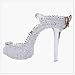 Gold trimmed spun glass shoe - Style 31439