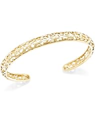 Floral Bracelet in 14K Yellow Gold - 9mm