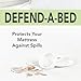 Defend-A-Bed Premium Deep Fitted Noiseless Waterproof Mattress Pad Washable, Twin XL