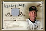 2005 SP Legendary Cuts Cal Ripken Jr Legendary Lineage Jersey Baltimore Orioles Baseball Card - Mint Condition - In Protective Screwdown Case!