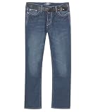 Plus Size Belted Stitched Jean