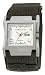 Kahuna Stainless Steel Mens White Analogue Dial & Brown Velcro Cuff Strap Watch