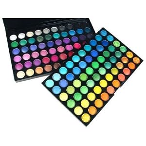 120 Full Color Pro Eye Shadow (Eyeshadow) Cosmetics Makeup Palette - Shimmer / Matte Combo Version 1 (One)