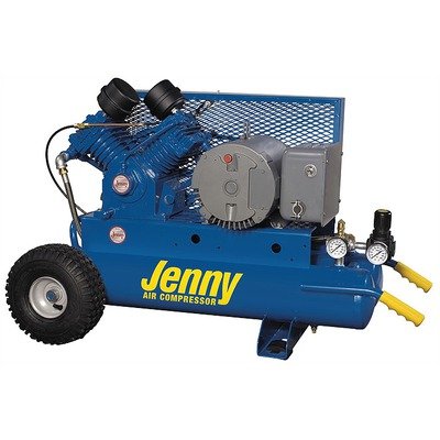 8 - 30 Gallon 5 HP Electric Motor 230 Volt Two Stage Wheeled Portable Air Compressors Tank Size: 30 Gallon, Air Line Filter - Metal Bowl - 3/8 NPT: Yes, Lubricator - Bowl Type - 3/8 NPT: Yes