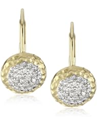 Phillips Frankel "Affair" Yellow Gold Diamond Lever back Earrings