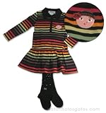 Sonia Rykiel Cotton Embellished Polo Dress Set