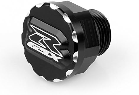 Areyourshop Billet 3D Oil Cap Fit For Suzuki GSXR 600 750 1000 1300 Black