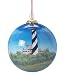 Hand Painted St. Augustine Lighthouse Glass Ball Christmas Ornament