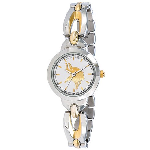 Game Time GTW-NFL-ELE-MIN Minnesota Vikings NFL Ladies Elegance Series Watch