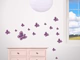 Produkt-Bild: Wandbild Wandsticker Schmetterlinge 16 St&uuml;ck Motiv F6 Variante_11