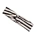 FEITONG(TM) New Baby Girls Elastic Stripe Cross Cute Beautiful Headband Baby Hair Accessories (Black)