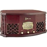 Emerson Heritage Home Stereo System AM/FM Receiver & Belt Drive Turntable