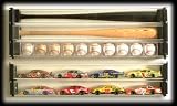 BCW BallQube Baseball Bat Holder - Sports Memoriablia Display Case - Sportscards Collecting Supplies