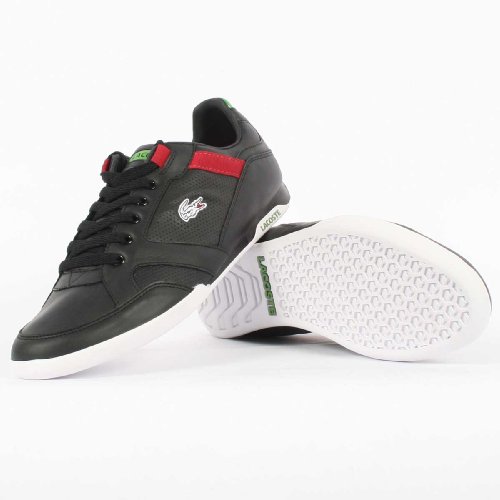 LACOSTE Telisio Perforated Leather Sneakers Mens Shoes
