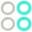 00 Gauge Glow in the Dark O-Ring 4-Pack