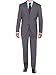 Bianco B Men's Suit Two Button Ticket Pocket Jacket 2 Piece Modern Fit Suit