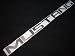 MUSTANG BUMPER INSERTS Decals Rear Lettering Stickers 1999-2004 METALLIC SILVER