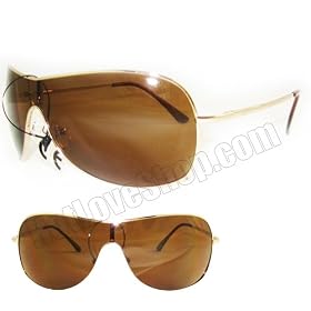 HOTLOVE Premium Sunglasses UV400 Lens Technology  Unisex 5192 Light Weight Fashion Brown Metal Frame , Beautiful Quality, Trendy Design w Brown Gradient  Perfectly Match Everyday Apparel for Women & Men
