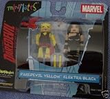 Marvel Minimates Daredevil Yellow and Elektra Black Series 1 Variant