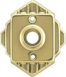 Art Deco Rosette In Unlacquered Brass or Nickel