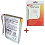 HQRP replacement Internal Battery for Garmin iQue 3200 , 3600 , 3600a GPS PDA + 2 Type Screwdrivers and Installation Manual + HQRP PDA Screen Protector