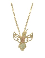 Black Hills Gold 10K Hummingbird Pendant