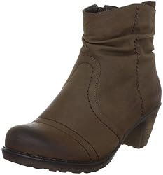 Rieker 91560-25, Damen Fashion Halbstiefel & Stiefeletten, Braun (schoko 25), EU 39