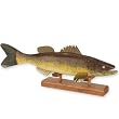 "Keeper" - Walleye Folk Art Fish