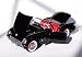 1954 Corvette in Black with Red Interior Diecast Model Car by The Franklin Mint in 1:24 Scale