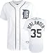 Justin Verlander White Majestic Authentic 2009 Home On-Field Detroit Tigers Jersey - 40