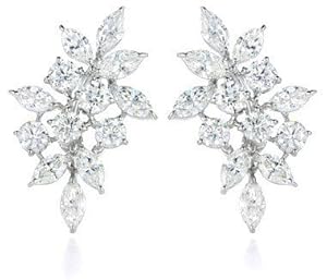 Diamond 18k White Gold Earrings