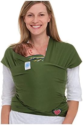 B5M Baby Sling Wrap Baby Wrap Carrier /Sling Carrier/ Nursing Cover (GREEN)
