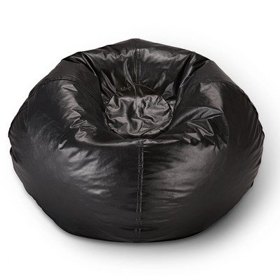 Ace Bayou ABC Life Style Furniture Large Bean Bag, Matte Black